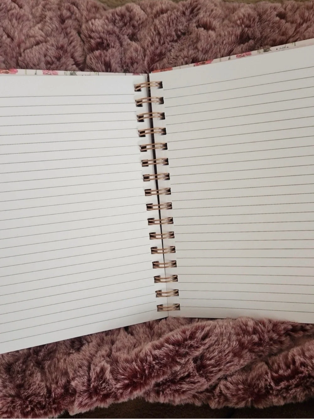 Floral 'Blessed' Spiral Notebook